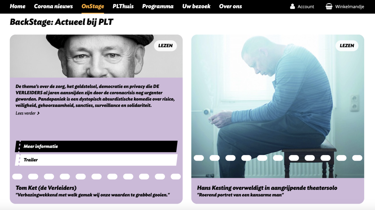 PLT On Stage- online versie