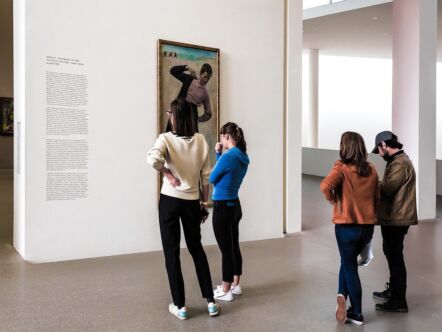 Sfeerfoto Museumbezoek