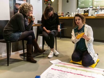 Impressie bijeenkomst voor strategische marketing communicatie bij Cultuurmarketing door Demelzha Blinker